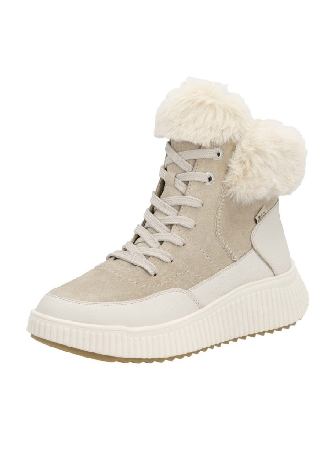 Зимние ботинки Rieker из натуральной замши