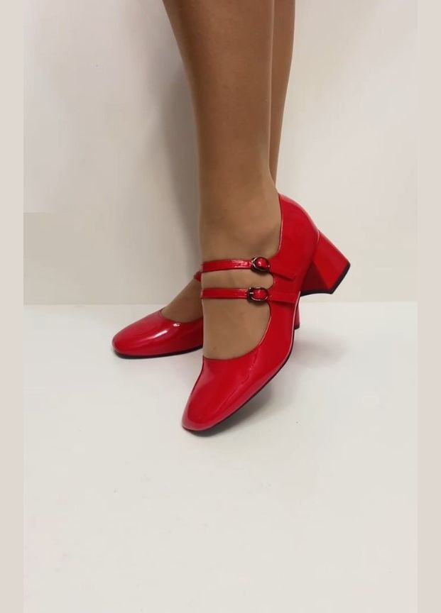 Meideli Красные туфли ремешки в стиле мери джейн мери джейн красный з искусственная кожа, — всесезон (324272080)