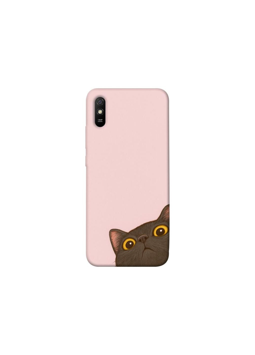 Чехол на Xiaomi Redmi 9A Peeping cat Frontalka (352224226)