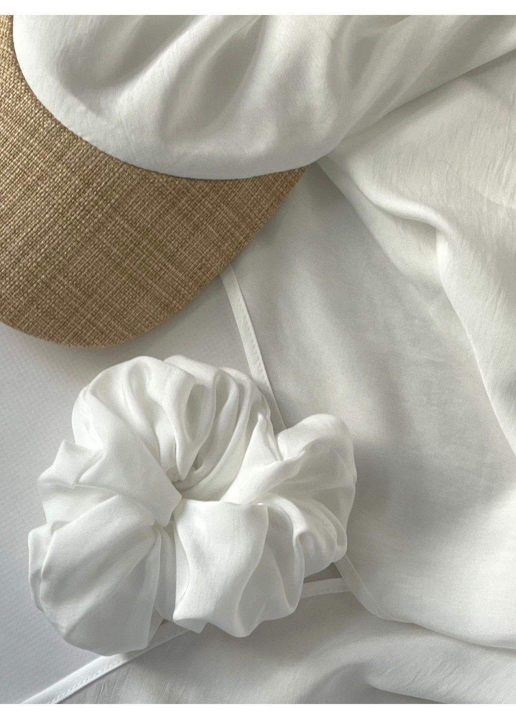 Літня хустка з козирком з імітацією соломки BANDANA QUEEN (367729525)