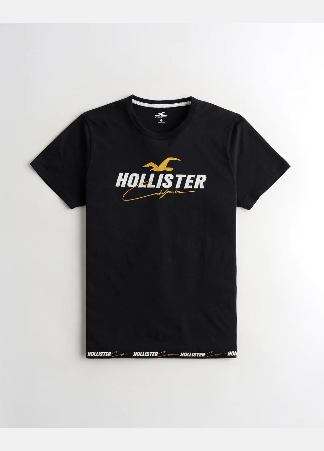 Черная футболка hc9230m Hollister
