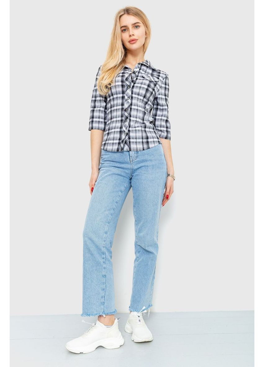 Черно-белая рубашка Ager