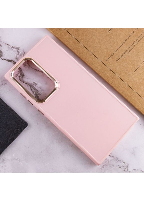 Чохол TPU Bonbon Metal Style для Samsung Galaxy S23 Ultra Light pink No Brand (359476644)