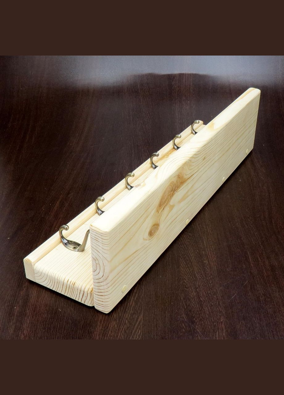 Вешалка для одежды из дерева Делта 6 бланже (ВДО-603701) No Brand (327849846)