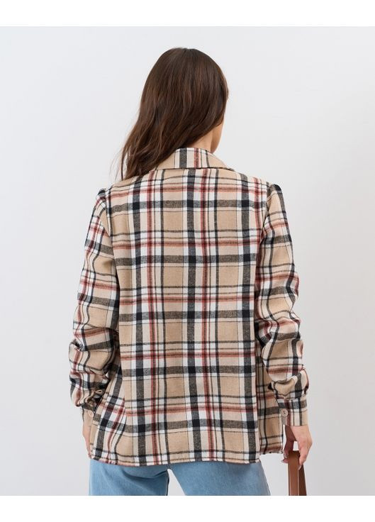 Бавовняна сорочка в клітку ISSA PLUS (362039283)