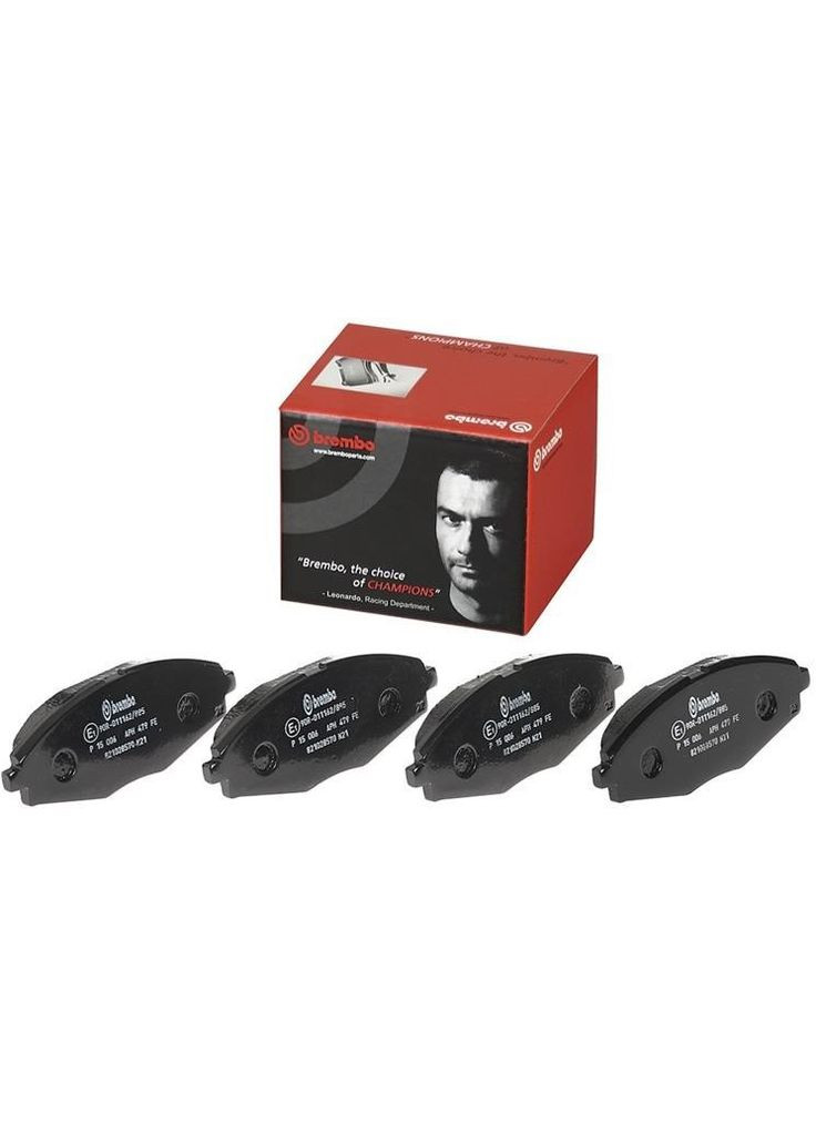 Передние тормозные колодки Ланос R13 (P15006) Brembo (370431601)
