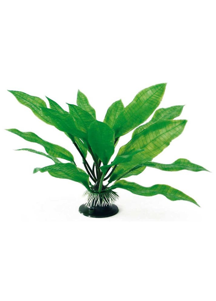 Растение пластиковое водоросли ECHINODORUS M искусственное, Декорация для аквариума 17 см A8011172 Croci (280916466)
