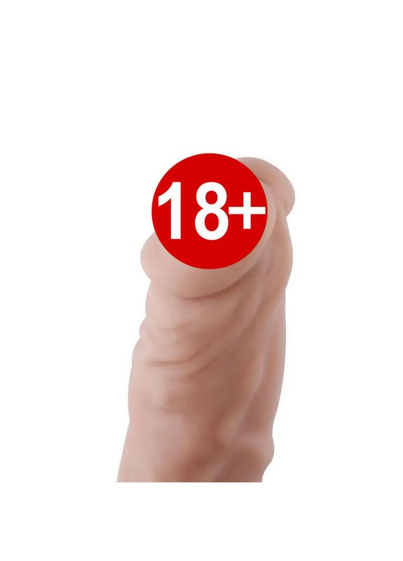 Реалистичный фаллоимитатор для секс-машин 7.5″ Flexible Silicone Dildo, система KlicLok Hismith (303890670)