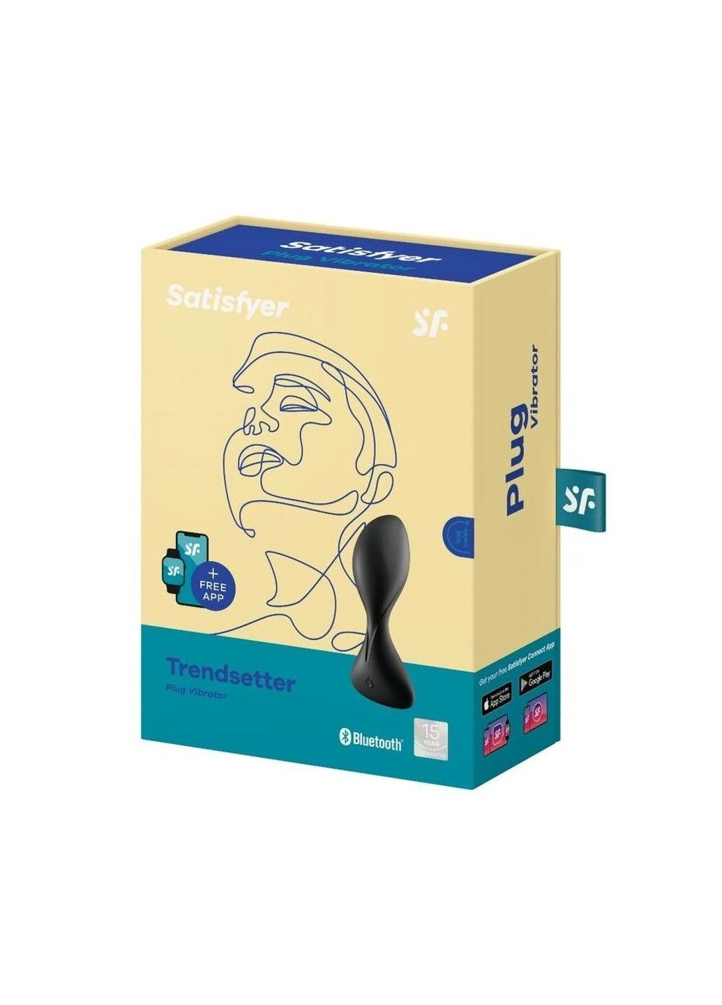 Анальная смарт-пробка с вибрацией Trendsetter Black Satisfyer (396563399)