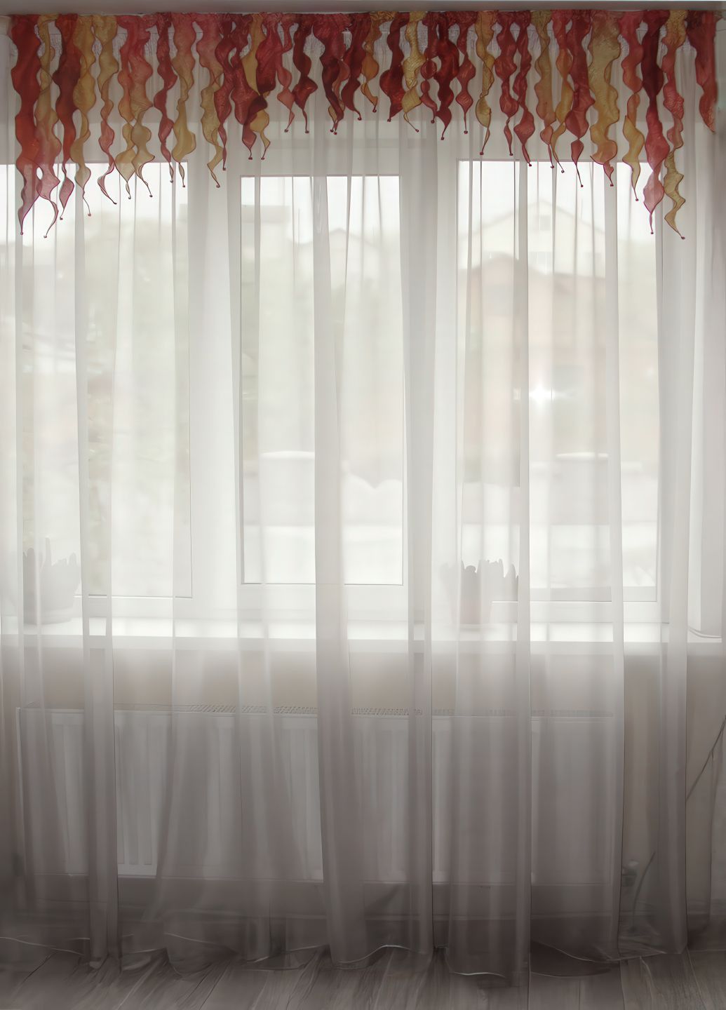 Ламбрекен Водоспад 1,5м різнобарвний (24в) Firanka Modern (335870515)