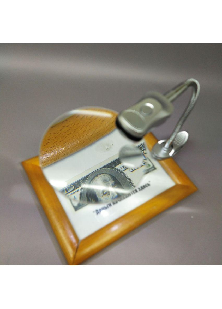 Лупа на прищепке с LED подсветкой MG4B-4 – диаметр линзы 90 мм. Plus-plus (352752020)