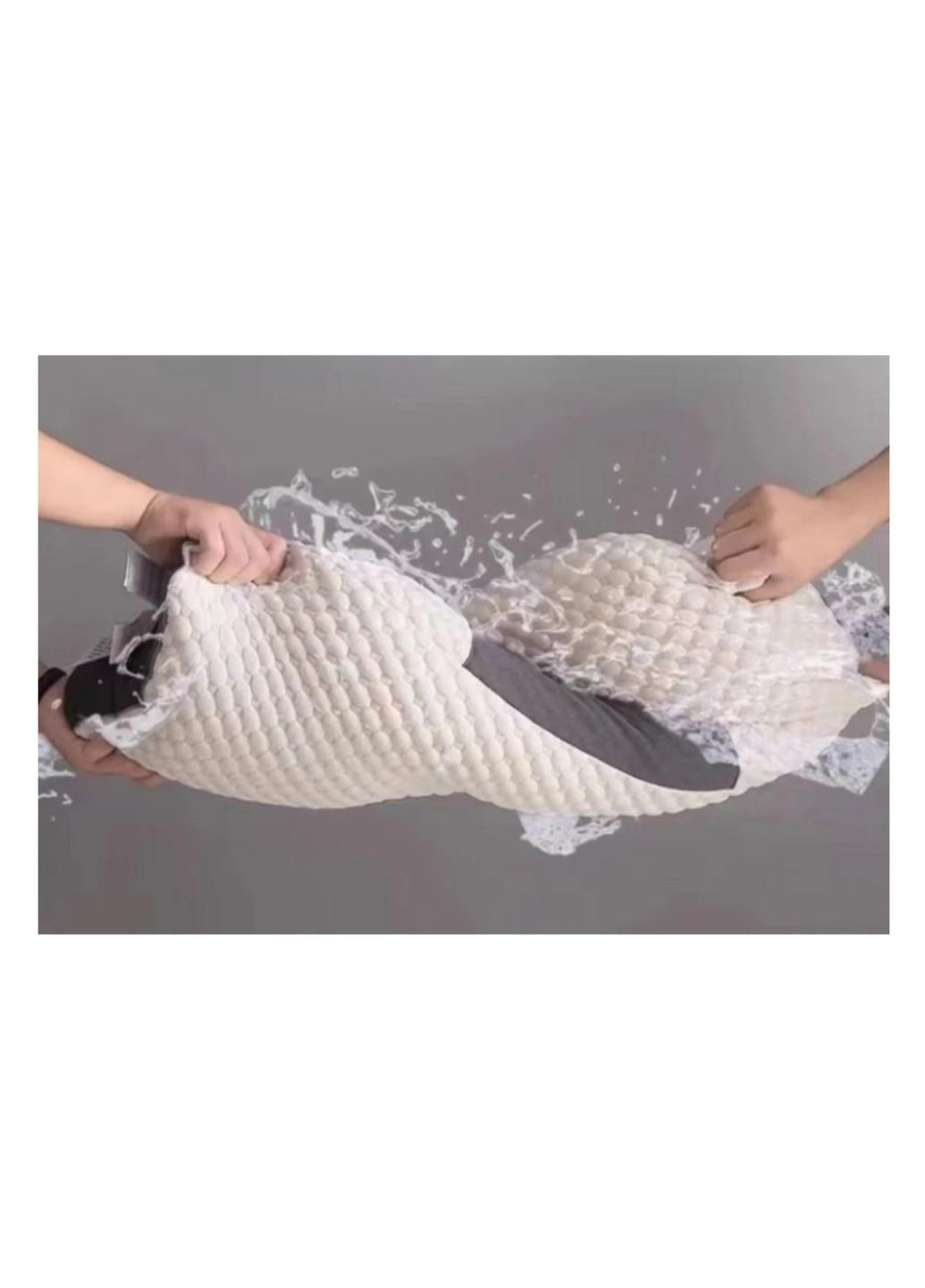 Подушка ортопедична анатомічної форми для комфортного сну 48х74 см No Brand (352742623)