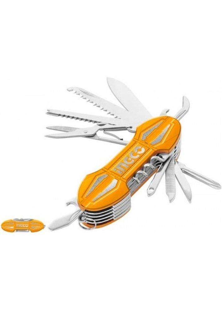 Ніж мультифункціональний 15-в-1 9.5 см (HMFK8158) Ingco (311950824)
