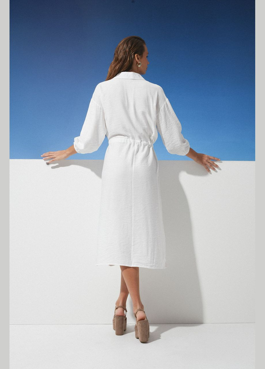 Молочна сукня міді молочного кольору Seventeen