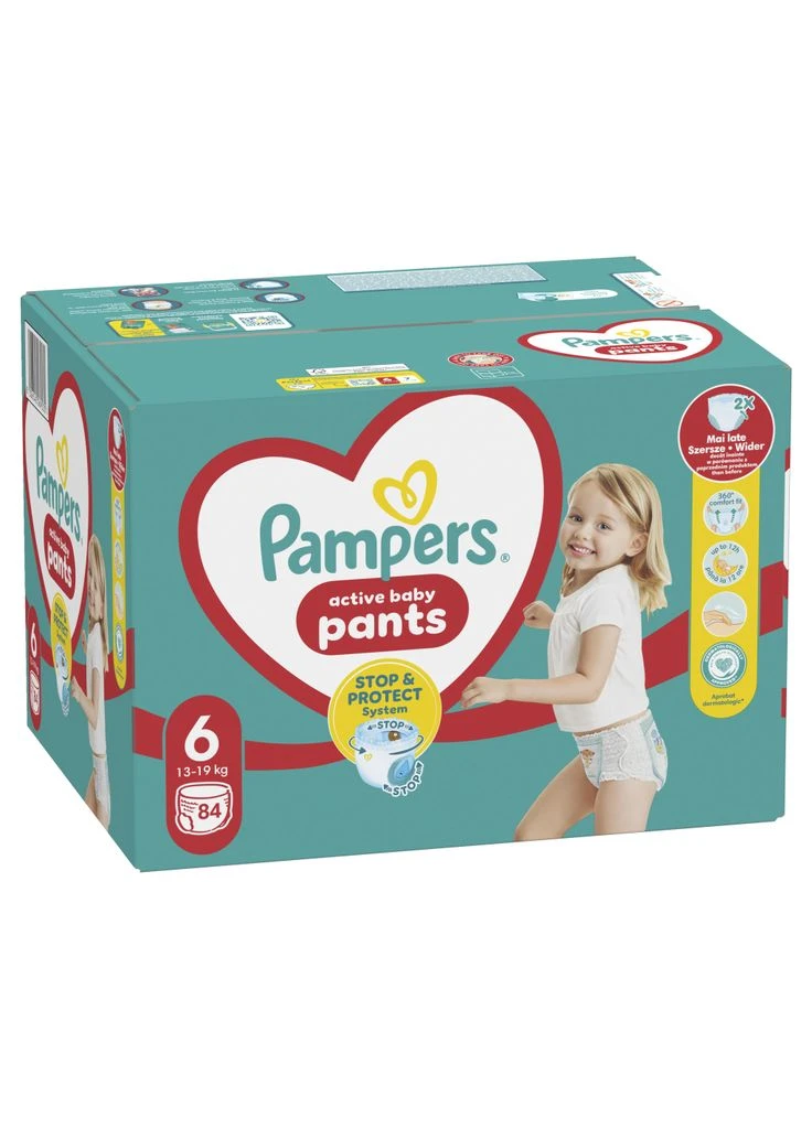Підгузки трусики Pants Giant Розмір 6 (14-19 кг) 84 шт (8006540069530) Pampers (390949342)