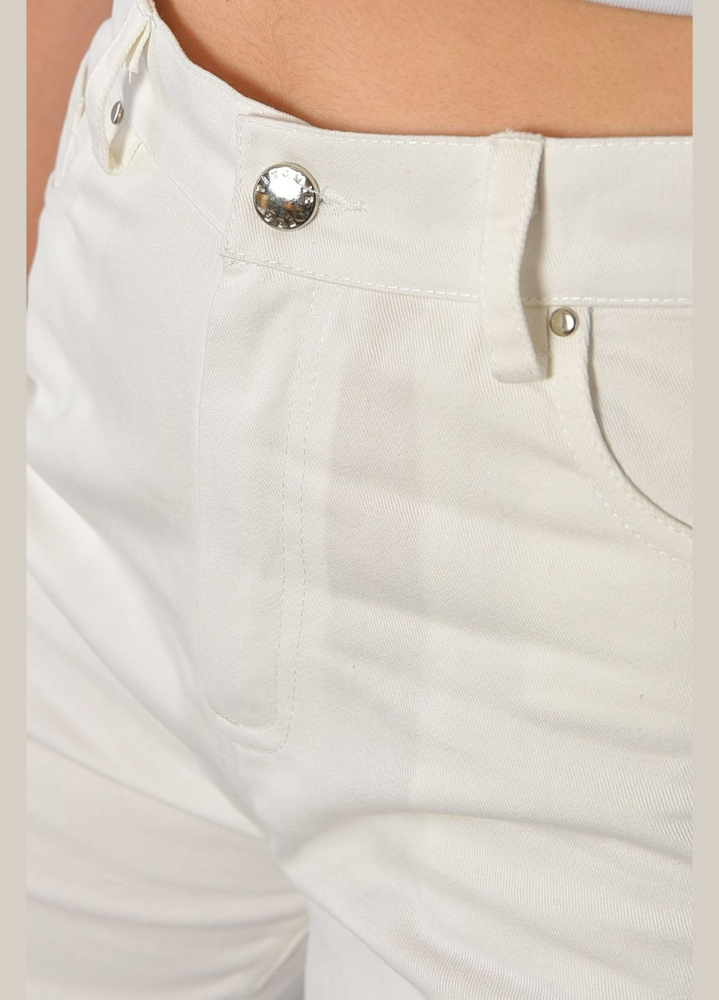 Штани жіночі молочного кольору Let's Shop (302661425)