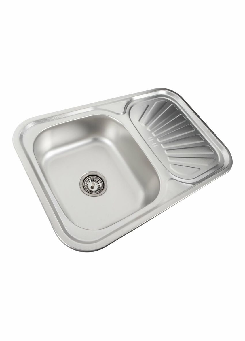 Кухонная мойка из нержавеющей стали ДЕКОР 7549 (0,8/180 мм) Valeso (336936357)