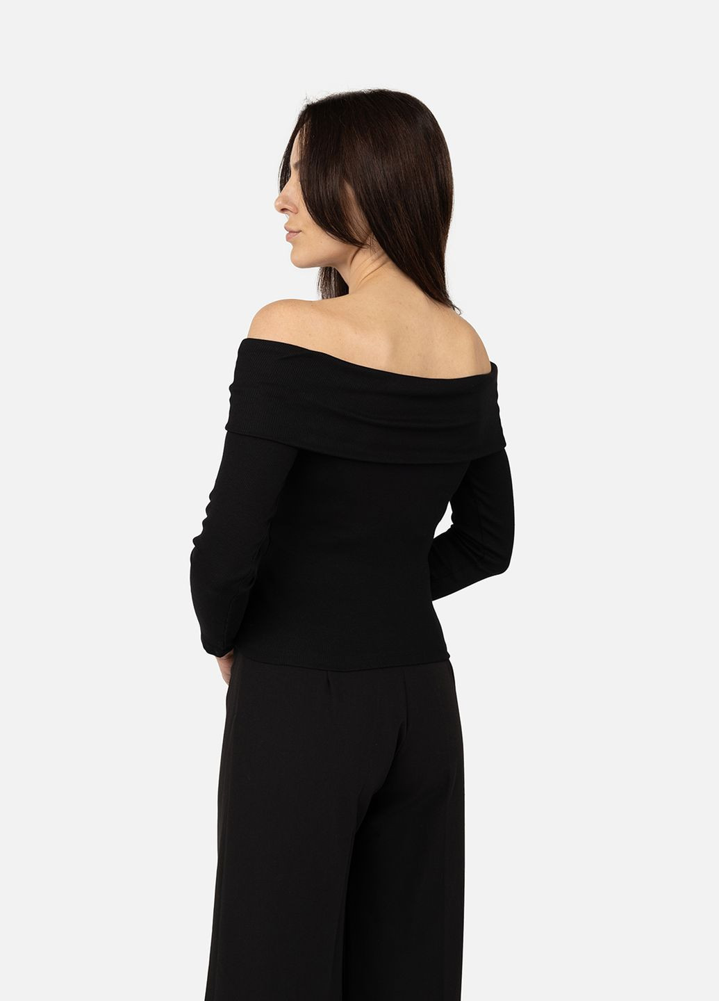 Футболка з довгим рукавом жіноча колір чорний CB-00270511 Busem - (319075611)