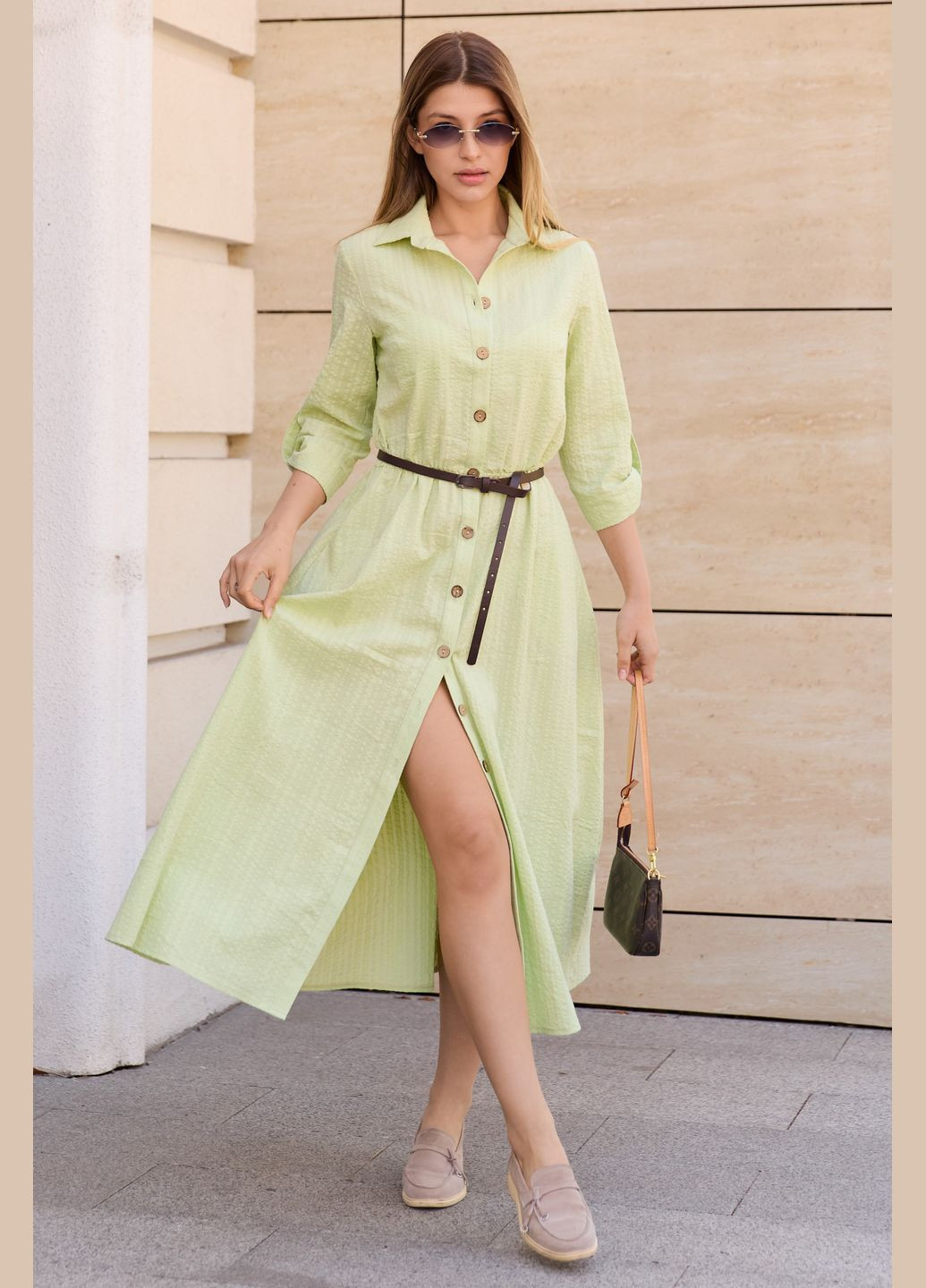 Салатовое платье MN