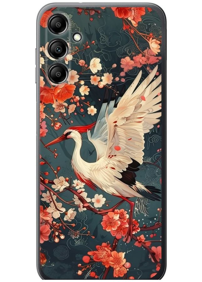 Силиконовый чехол 'Сакура и аист' для Endorphone Samsung Galaxy A14 A145F (291129979)