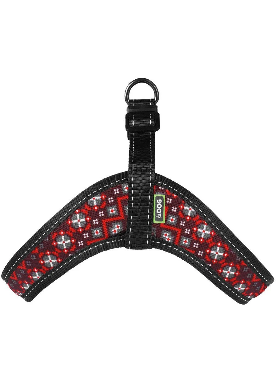 Шлея Comfort Вишиванка M обхват грудної клітки 42-48 см (2100103107014) Hi Dog (320760851)