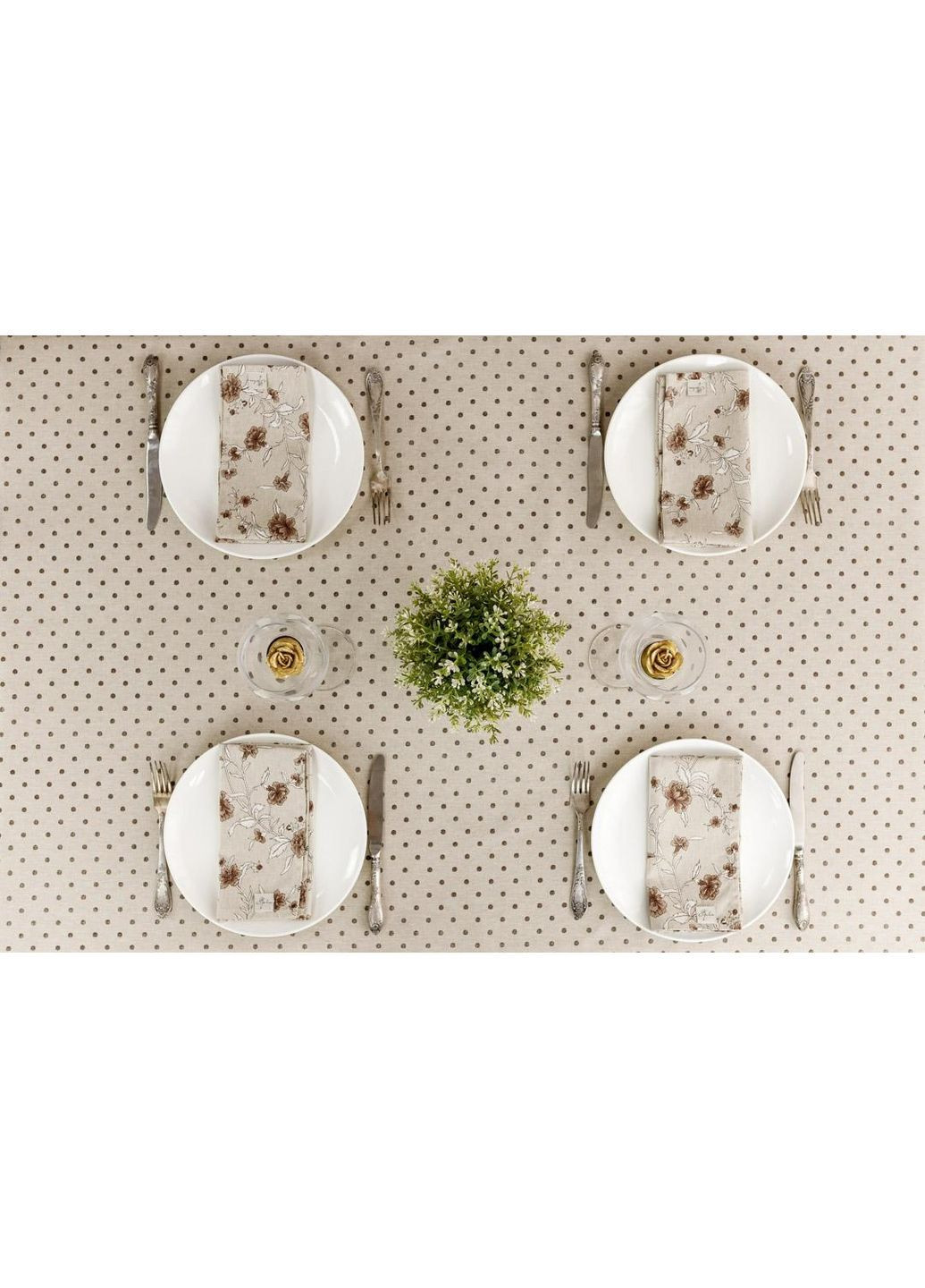 Набор салфеток Цветы 35х45 см Разноцветный 3 шт (8952) Прованс (372600526)