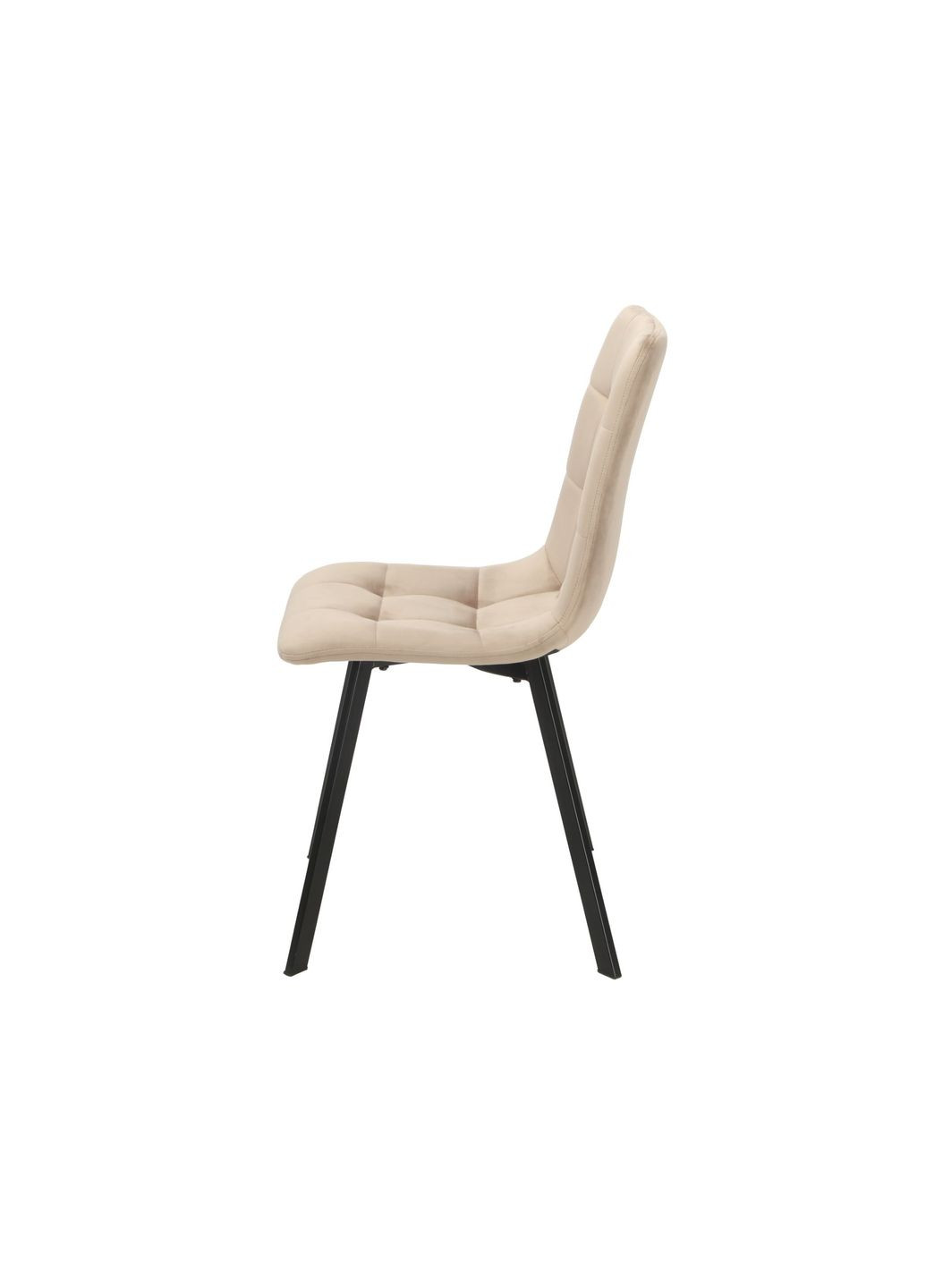 Стілець EARI чорний каркас/темний беж CDBL-40 Intarsio (372178924)