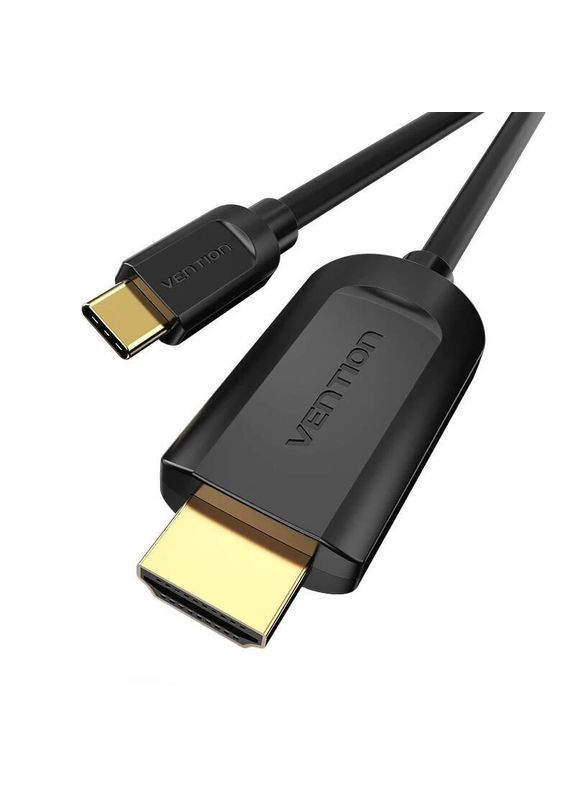 Кабель Type-C to HDMI 4K 30Hz Cable 1.5M Black () () Vention CGUBG (372686967)