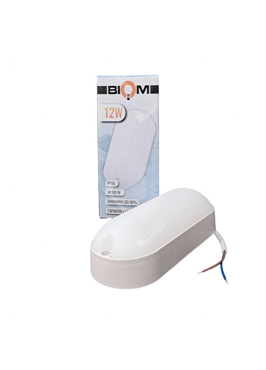 Светильник светодиодный ЖКХ MPL-О12-6 12Вт 6000К, овал BIOM (365749911)