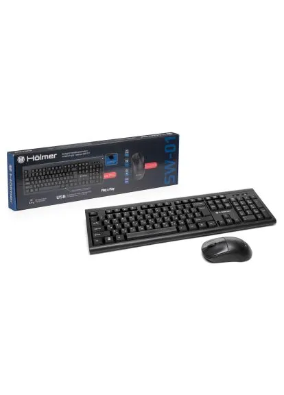 Комплект (SW-01) Hölmer SW-01 Wireless UA Black (380218299)