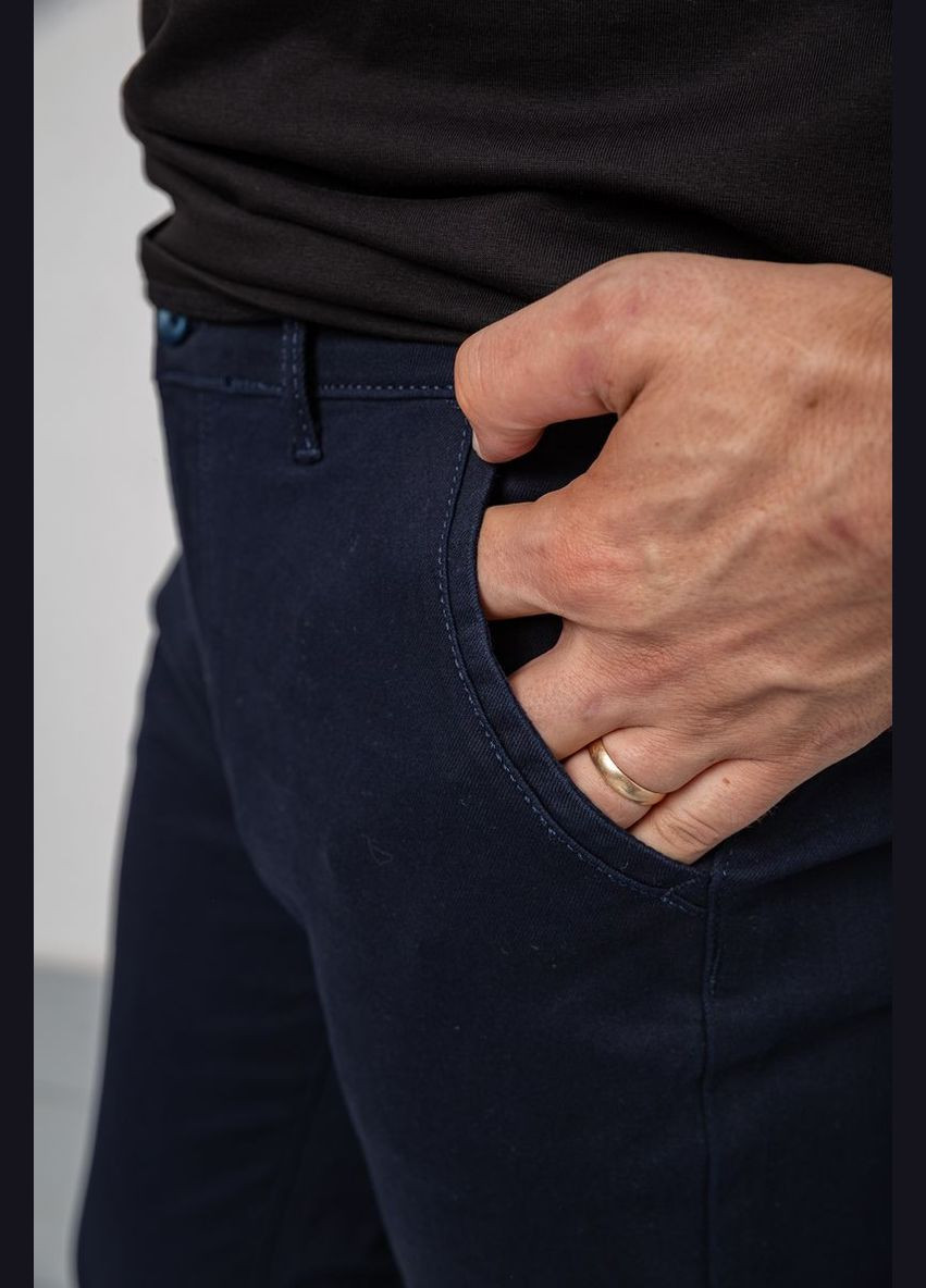 Темно-синие демисезонные брюки Ager