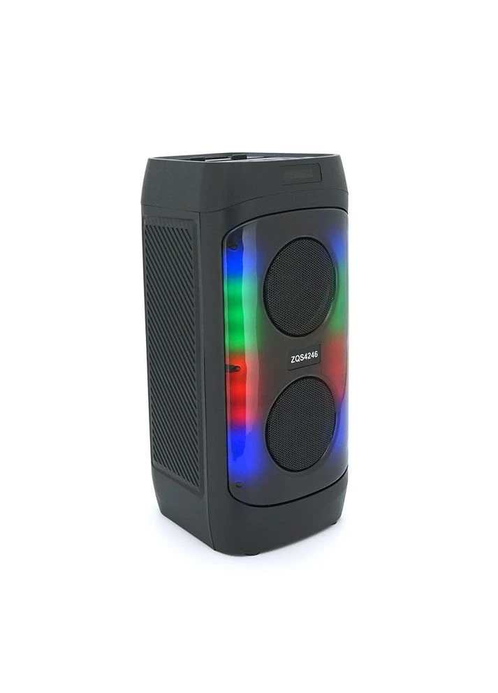 Акустическая система с подсветкой ZQS4246.2x15W, встроенный аккум 3600mAh, Black Voltronic (391022773)
