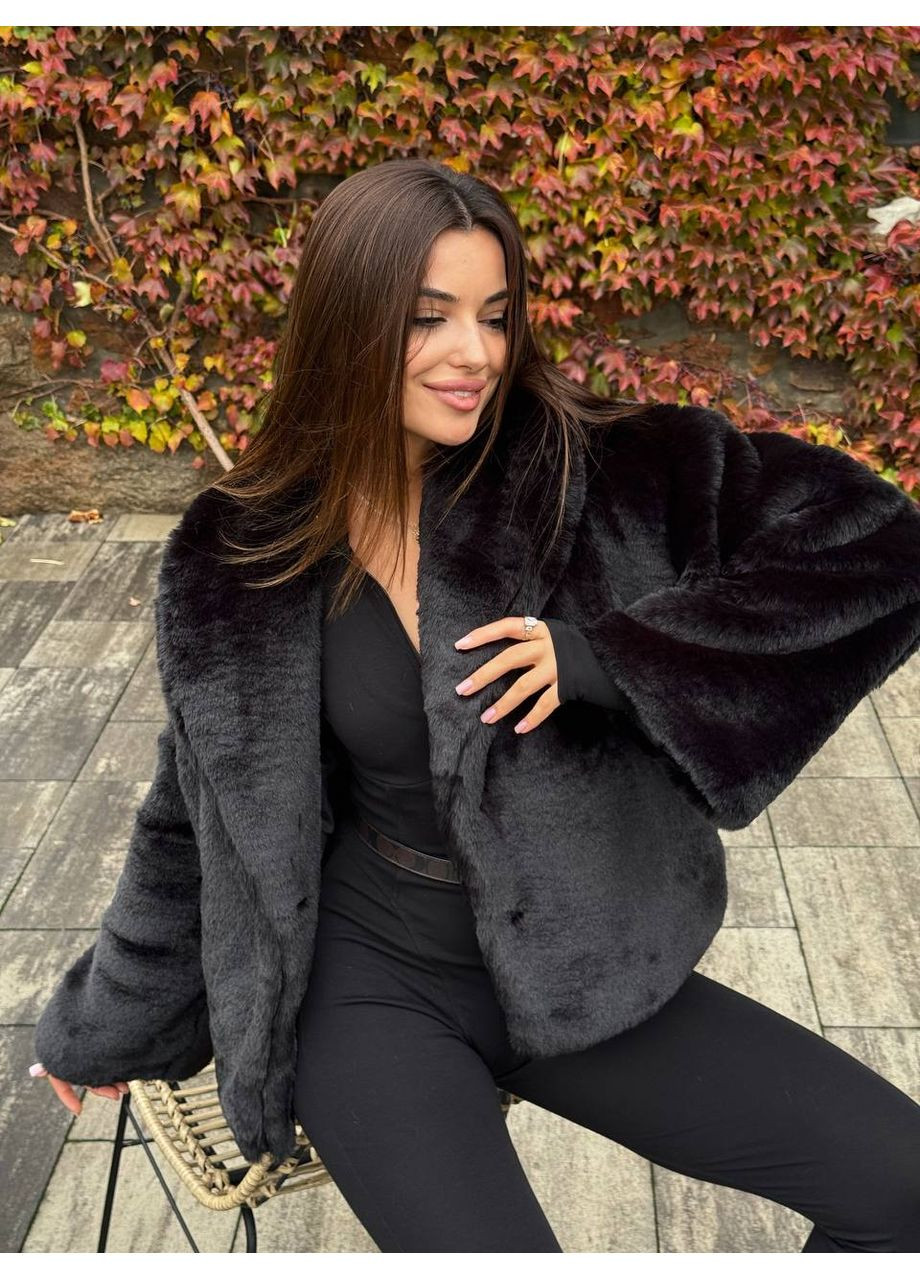 Женская короткая шубка из экомеха MonCher (365776614)