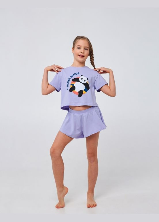 Сиреневая пижама для девочки Smil