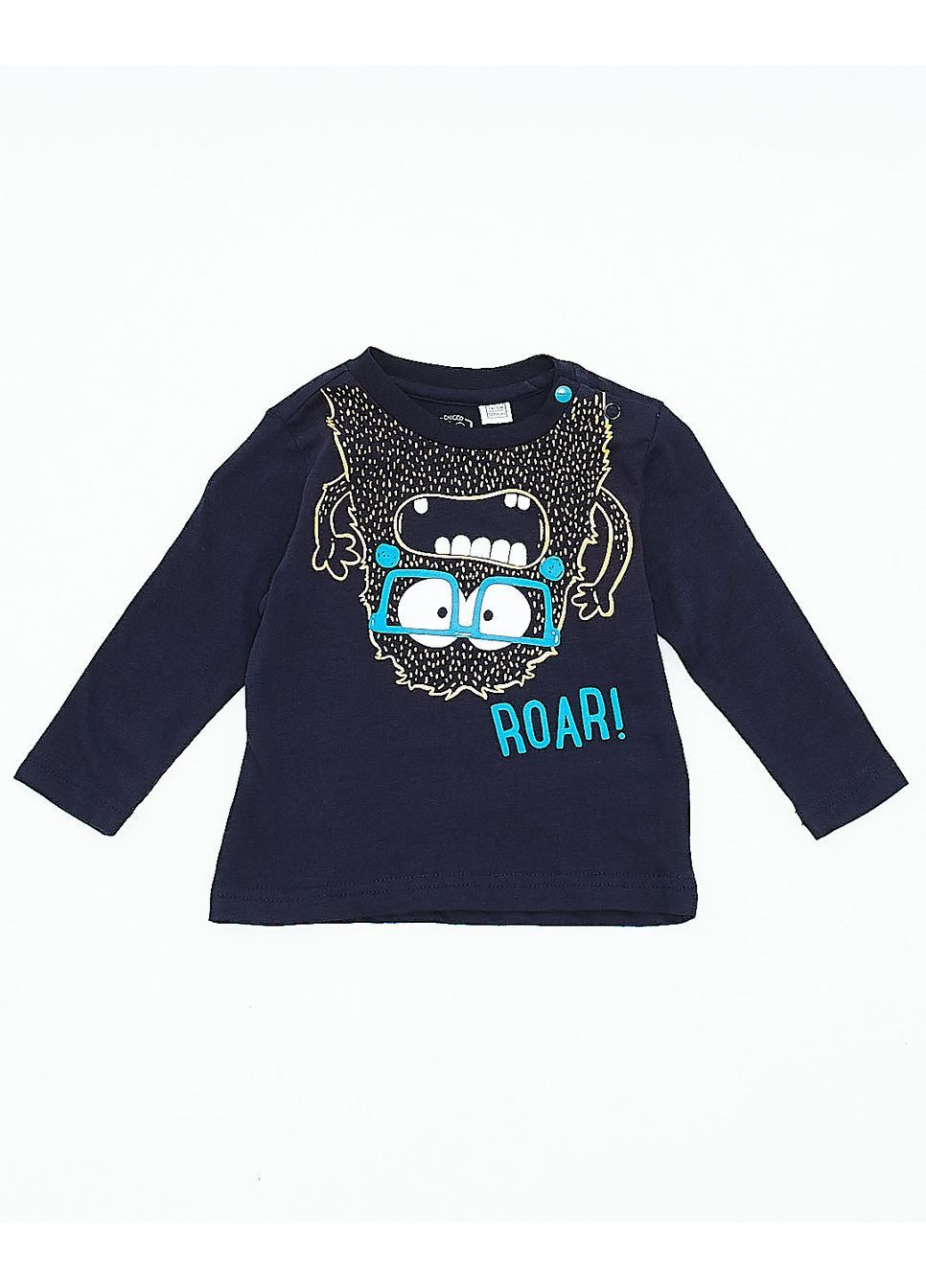 Лонгслів,темно-синій з принтом, Chicco (364313673)