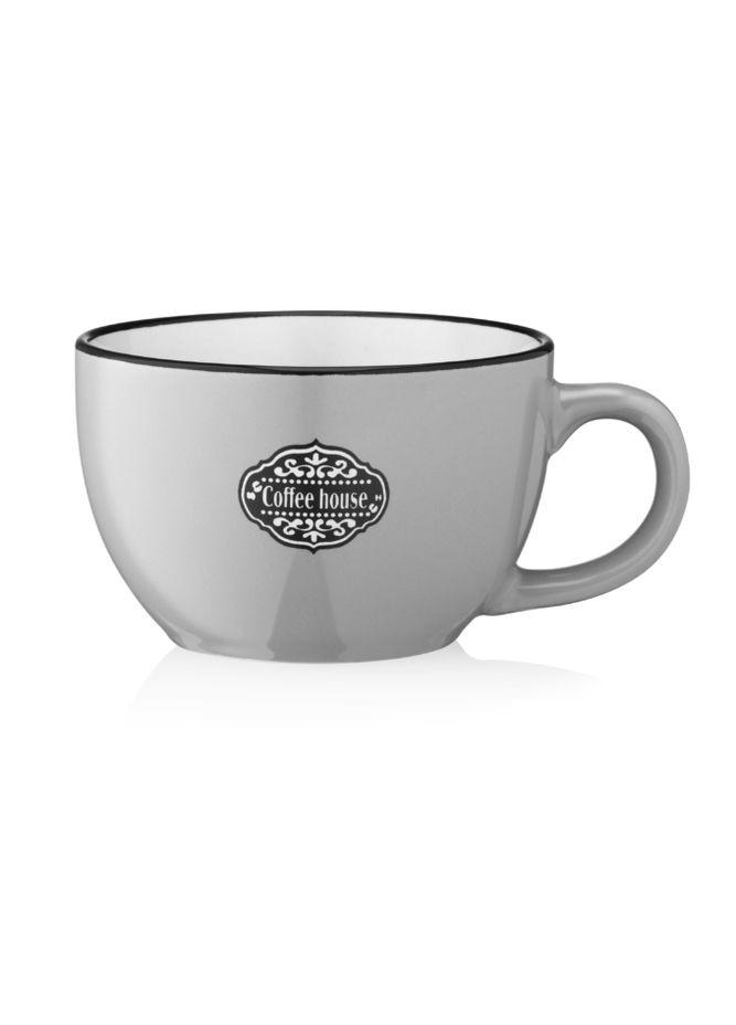 Чашка Floerino AR-3485-GY 480 мл серая Ardesto (325470929)