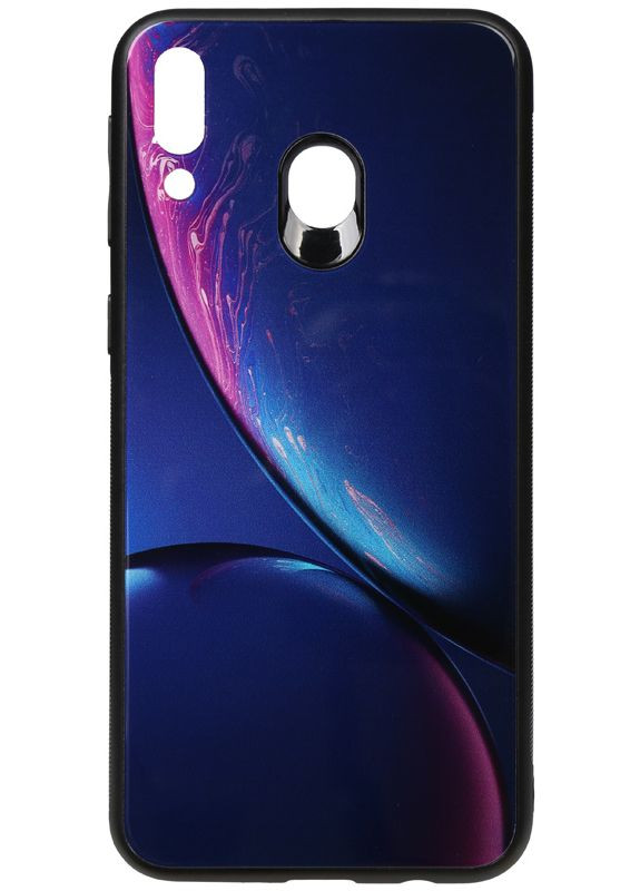 Чехол-накладка Print Glass Space Case Samsung Galaxy M20 Blue Toto (301508600)