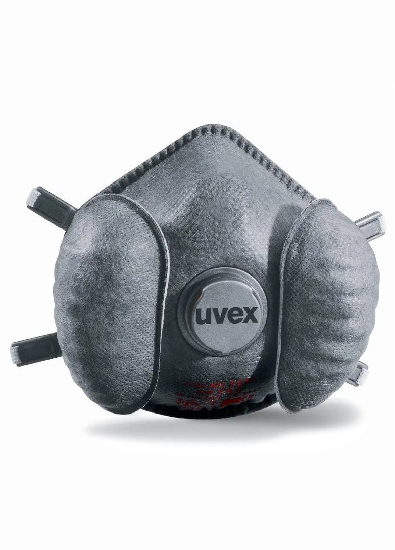 Респираторная маска Silv-Air Exxcel 7232 FFP2 респиратор с клапаном выдоха (41289) Uvex (297393785)