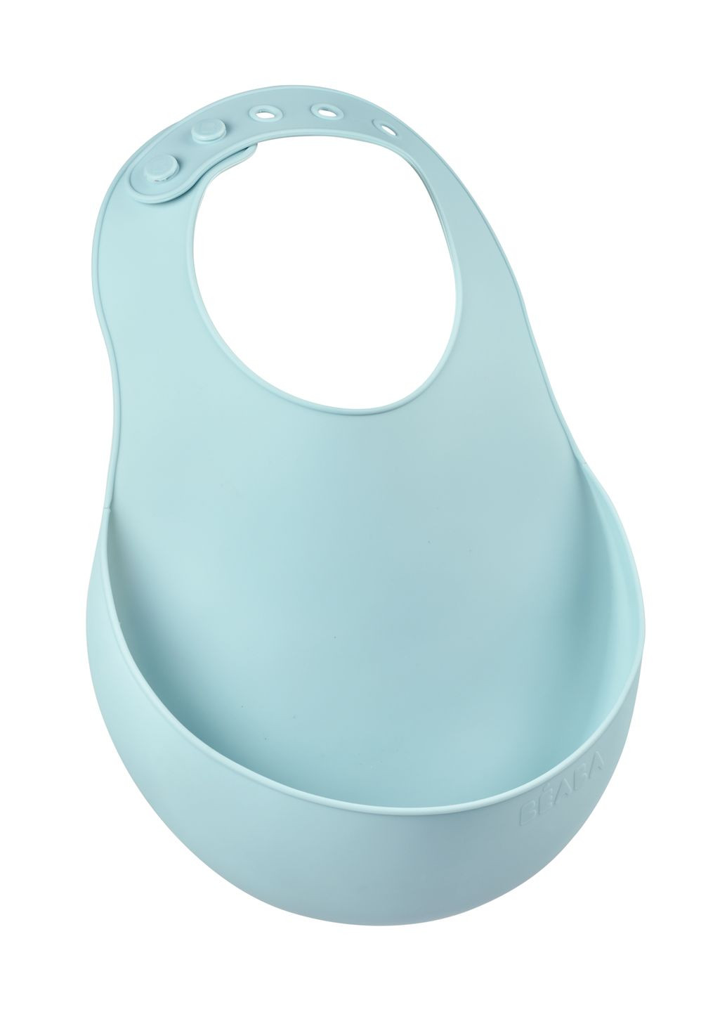 Силиконовый нагрудник с карманом, голубой () Beaba 913489 (328261229)