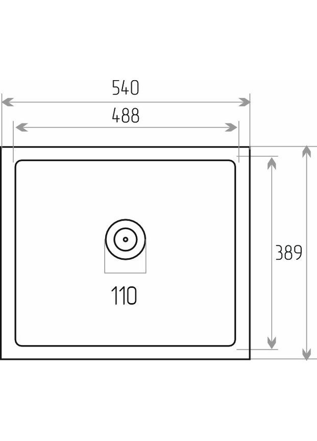 Кухонная мойка нержавейка СМ 54*44 Handmade (монтаж под столешницу) Valeso (357207073)
