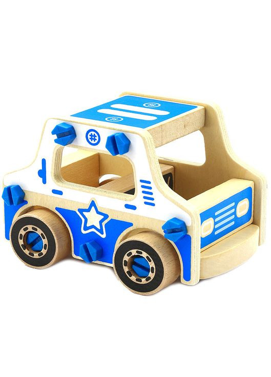 Конструктор «Полиция», 11 дет. (3694/Д429) Мир деревянных игрушек (324423475)