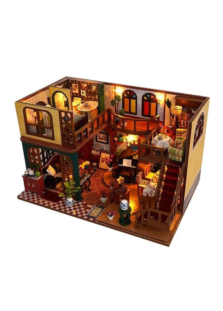 Румбокс Вилла с Восточным шармом DIY Oriental Charm Villa Интерьерный конструктор TD-45 + купол No Brand (362453185)