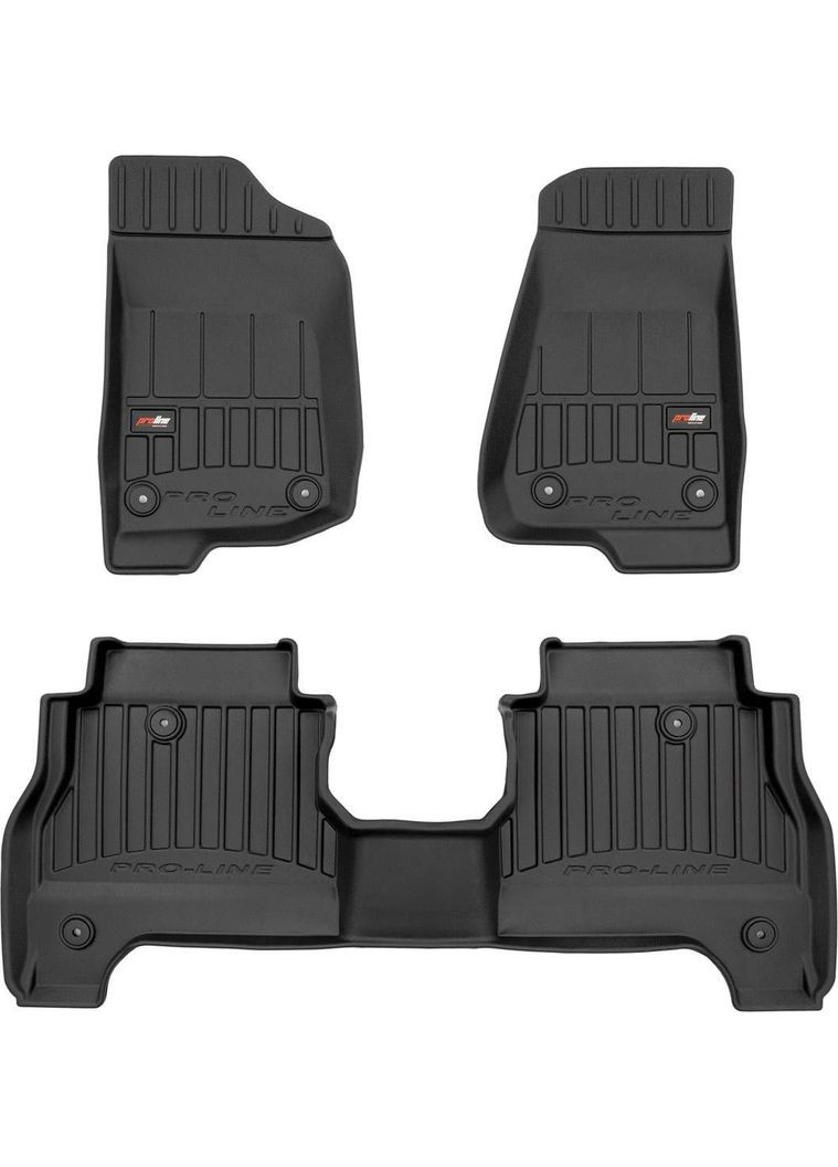 Резиновые коврики Frogum Proline 3D для Gladiator (mkI) 2019→ (FG 3D426573) Jeep (360876002)