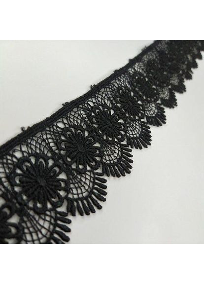 Кружево макраме 5см (20 м) Цвет - Черный (17-xr11641a-2) Plus-plus (352743493)