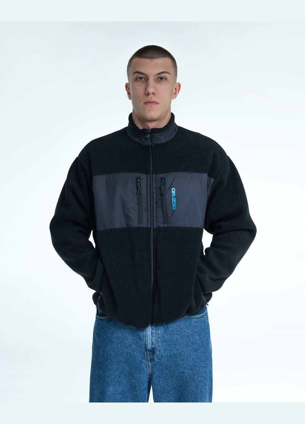 Кофта BEZLAD polar fleece jacket black | five (322068970)