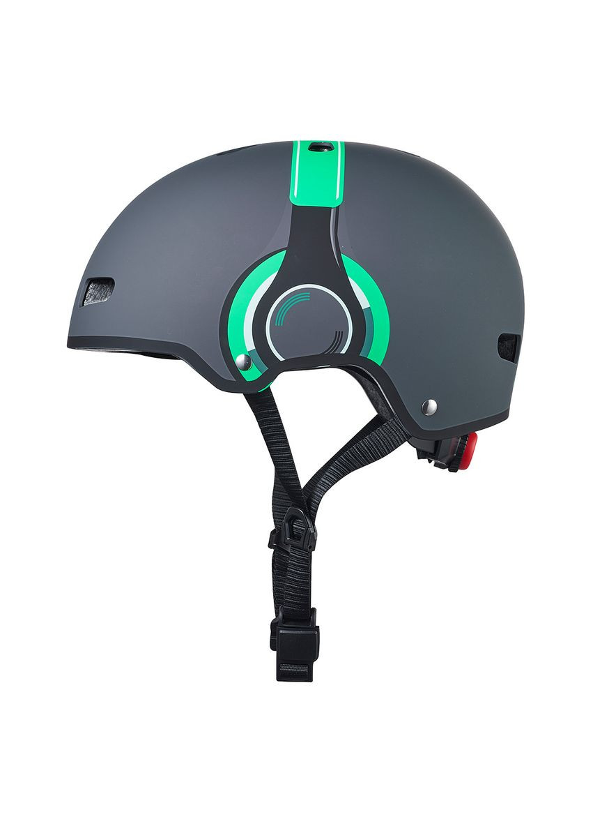 Защитный шлем Зеленый с рисунком наушников (М) Micro (342123114)