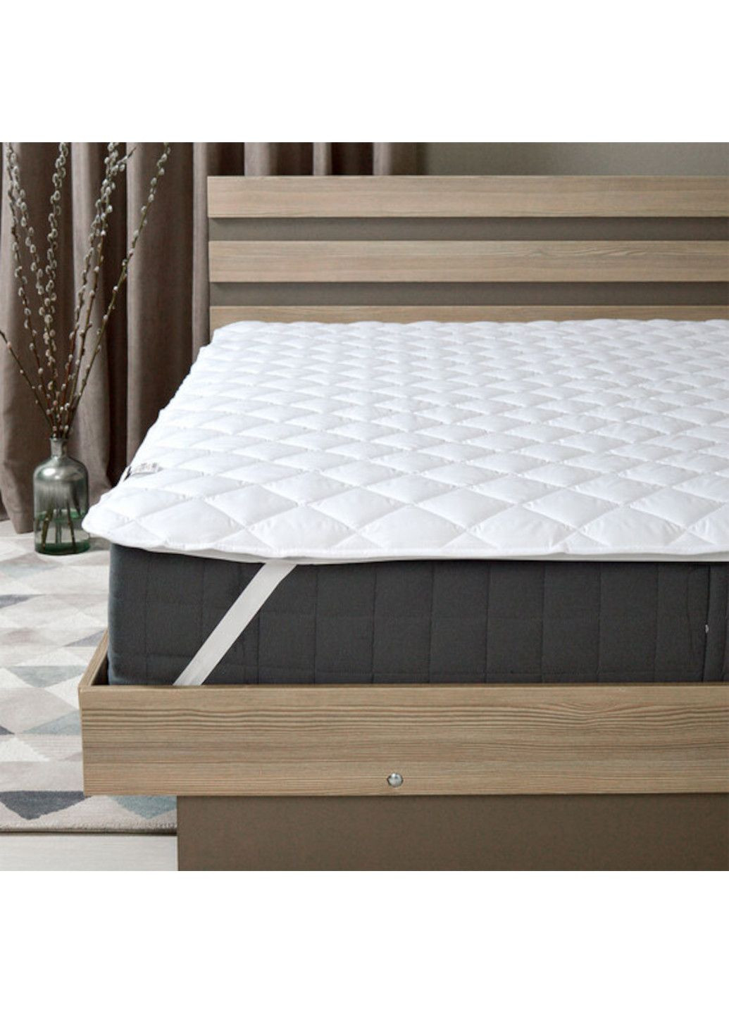 Наматрацник "Classic" 160х200 см (готельної серії з резинками по кутах) IDEIA (330644564)