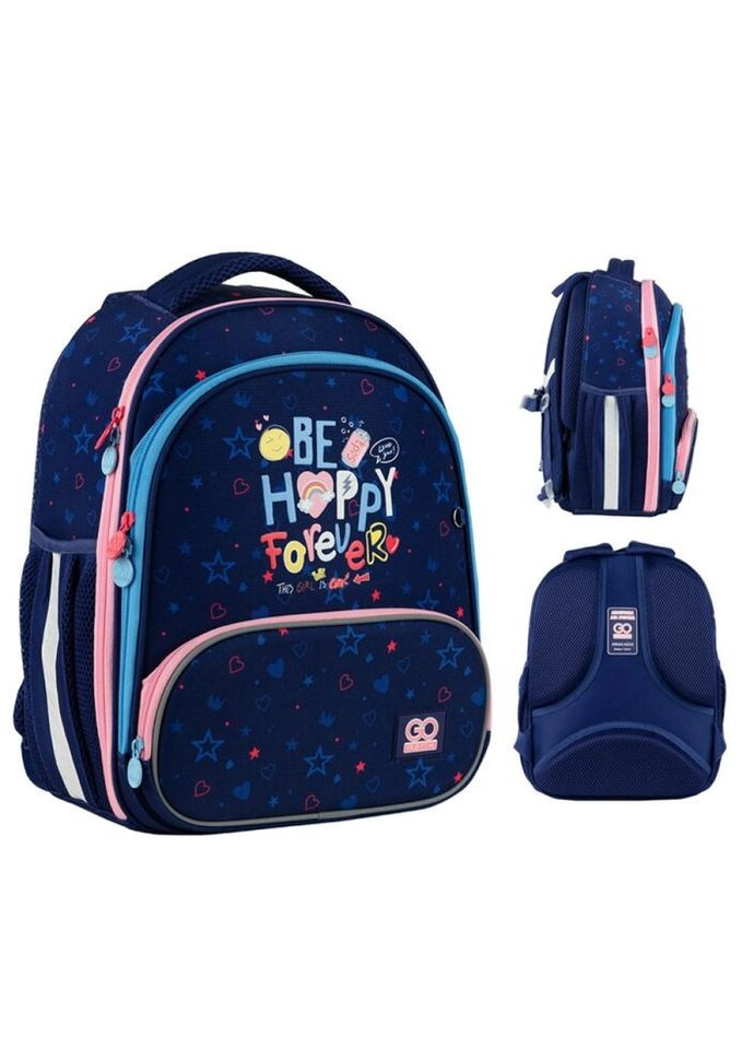 Рюкзак школьный каркасный Education Be Happy GO24-597M-3 12.5 л GoPack (335717406)
