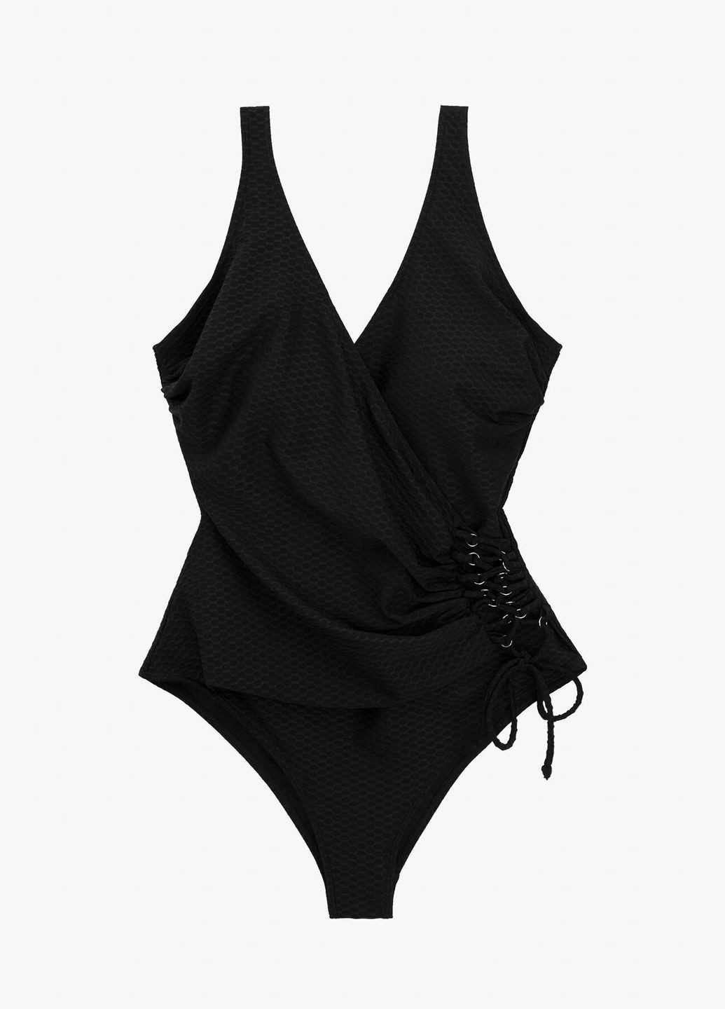 Черный демисезонный купальник однотонный женский z002-1 черный shop (2000990917331) On me