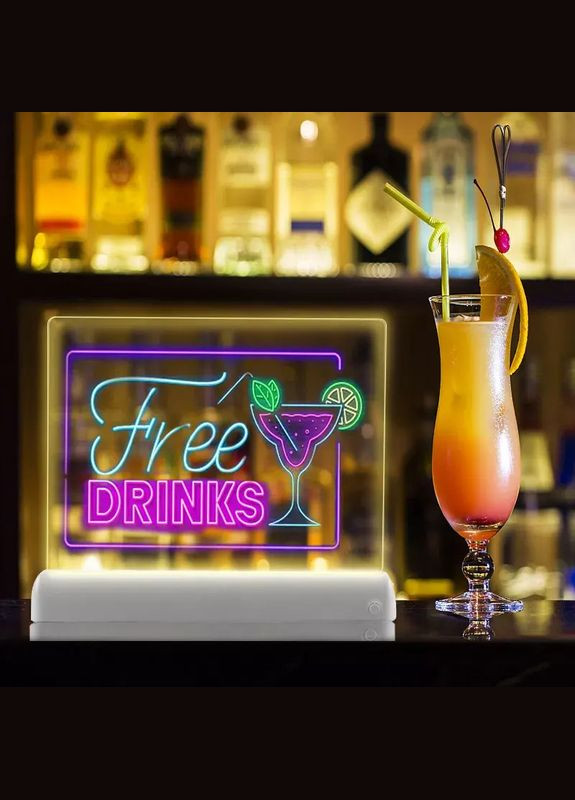 Магічна флуоресцентна 3D дошка для малювання 32*24 см Tenwin (322635150)